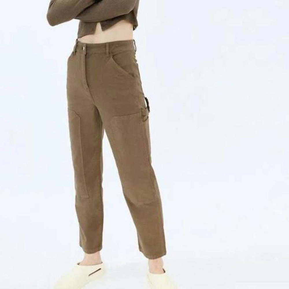 Aritzia Wilfred Brennan Pants in Shitake Gd size 2